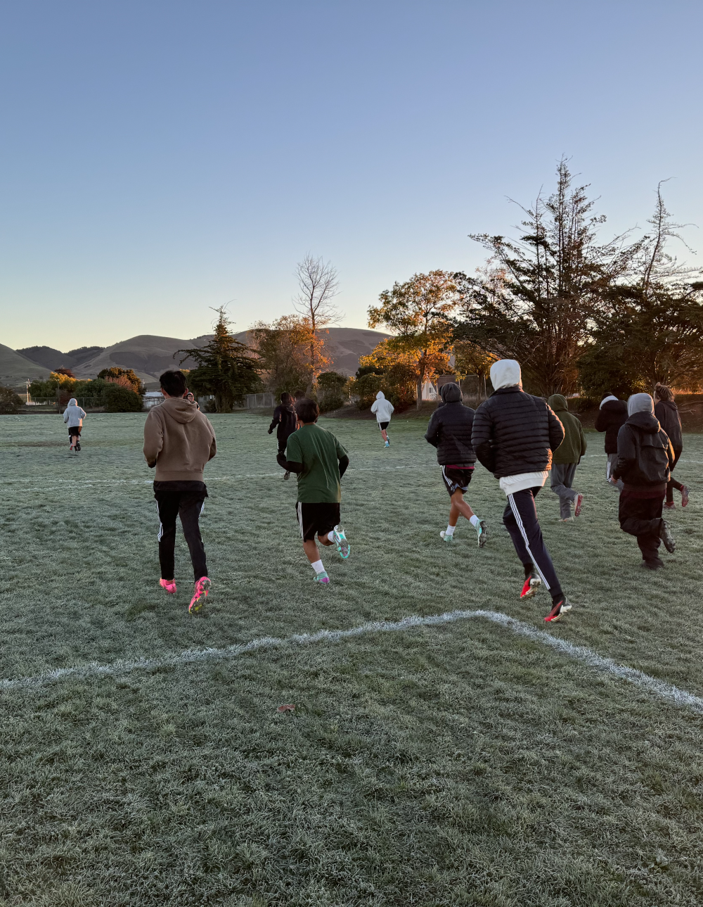 older boys running